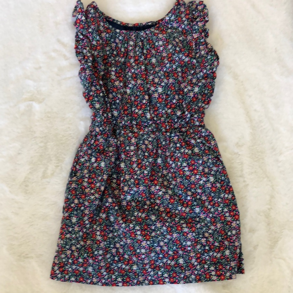 Gap girls floral cotton dress size xs